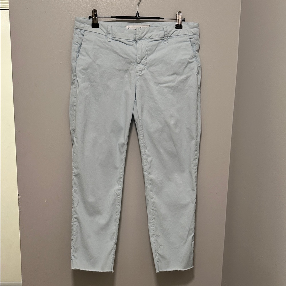 Frank & Eileen Wicklow Italian Chino Light Blue Size 6